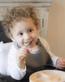 BabyJem Mini Silikon Önlük 718 Gri