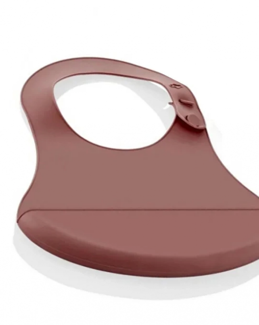 BabyJem Mini Silikon Önlük 718 Mocha