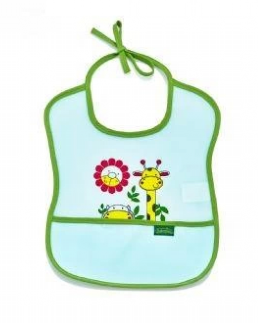 BabyJem Poli Muşamba Küçük Mama Önlüğü 030 Yeşil