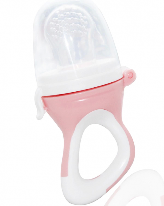BabyJem Silikon Uçlu Meyve Sebze Emziği 600 Pembe