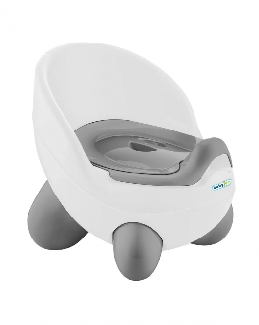 BabyJem TonTon Lazımlık 342 Beyaz Gri