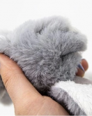BabyJem Tutmalı Peluş Mini Tavşan 842 Gri