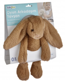 BabyJem Uyku Arkadaşım Oturabilen Tavşan 30 Cm 730 Açık Kahve