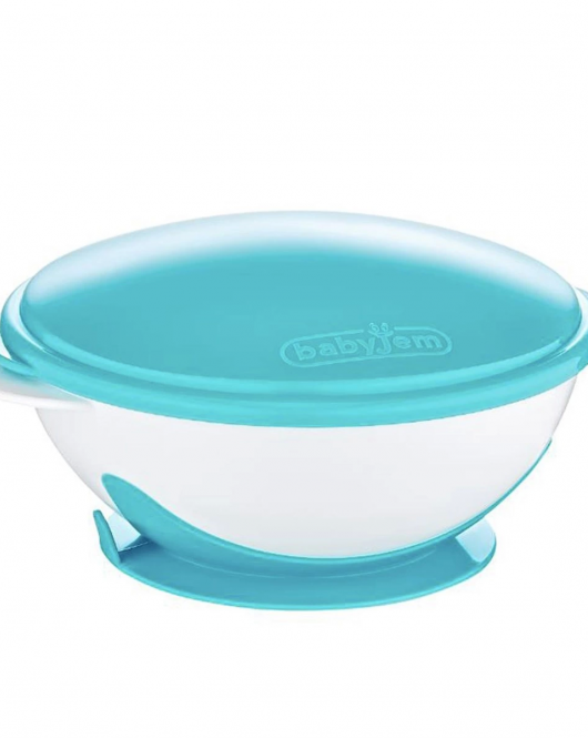 BabyJem Vakumlu Mama Tabağı 565 Mavi