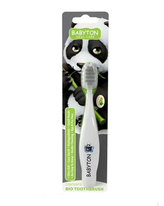 Babyton Bio Ultra Yumuşak Çocuk Diş Fırçası Panda