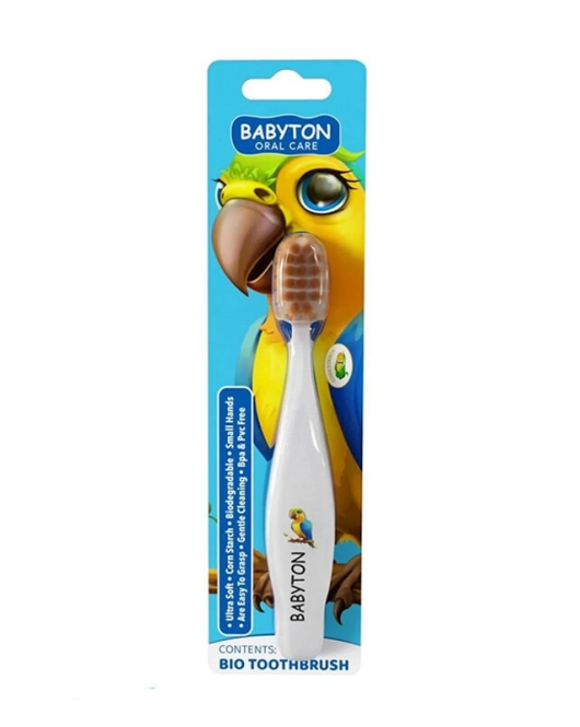Babyton Bio Ultra Yumuşak Çocuk Diş Fırçası Papağan