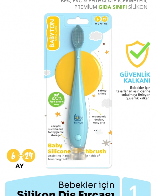 Babyton Silikon Diş Fırçası