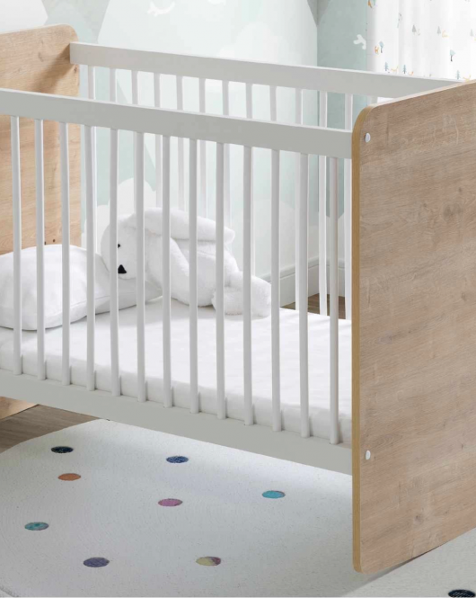 Babywhen Pratik Kademeli Sallanır Beşik 60x120 Ahşap
