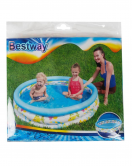 Bastway Balık Desenli 3 Bölmeli Havuz 205x25 Cm 51008