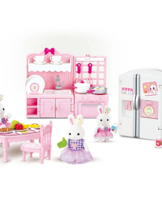 Bay Dreamy Mini Tavşan Büyük Mutfak Oyun Seti
