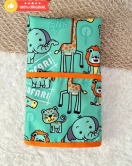Bear Ve Safari Desenli 2'li Paket Sıvı Geçirmez Unisex Aktivite Ve Mama Önlüğü 6-24 Ay