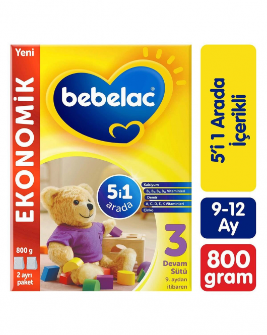 Bebelac Bebek Devam Sütü No3 800 Gr