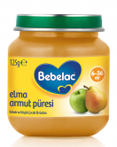 Bebelac Elma Armut Püresi Kavanoz Maması 125 Gr
