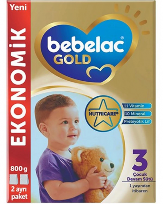 Bebelac Gold Bebek Devam Sütü No3 800 Gr