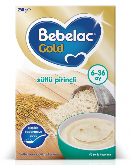 Bebelac Gold Sütlü Pirinçli Kaşık Maması 250 Gr