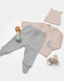 Bibaby Adventure Bear 3'lü Set 73333 Latte Grimelanj