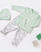 Bibaby Baby Flamingo 3lü Set 73302 Yeşil