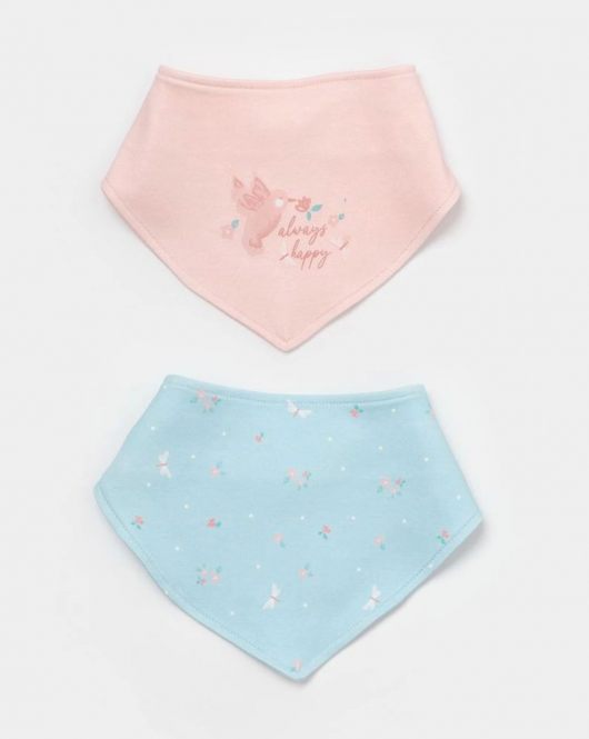Bibaby Biorganic Always Happy 2'Li Fular 75189 Gül Kurusu Mint