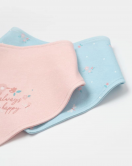 Bibaby Biorganic Always Happy 2'Li Fular 75189 Gül Kurusu Mint