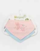 Bibaby Biorganic Always Happy 2'Li Fular 75189 Gül Kurusu Mint