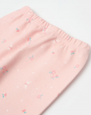 Bibaby Biorganic Always Happy Bebek Patikli Pantolon 57916 Gül Kurusu Mint