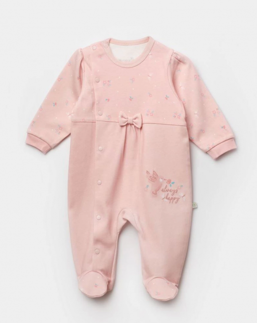Bibaby Biorganic Always Happy Bebek Tulum 60764 Gül Kurusu Mint