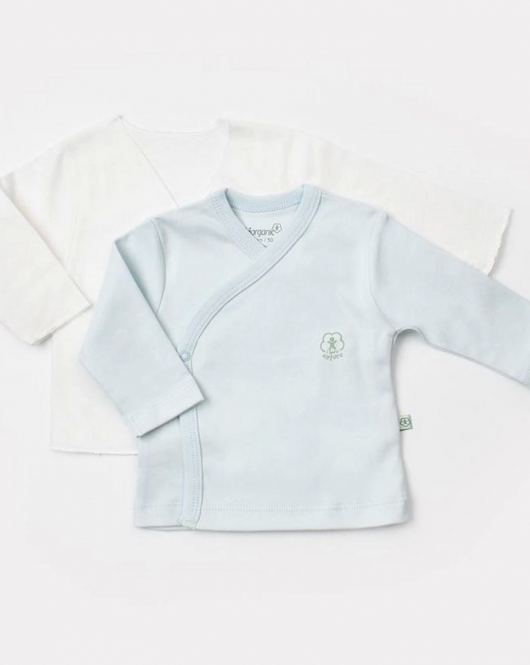 Bibaby Biorganic Basic Nature İç Dış Bebek Zıbın 73275 Mavi