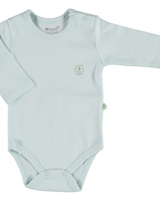 Bibaby Biorganic Basic Nature Uzun Kol Body 56883 Mavi