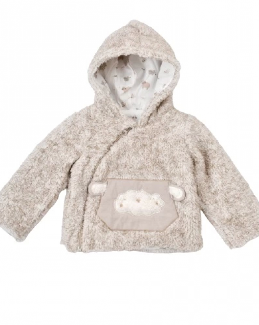 Bibaby Biorganic Curly Sheep Welsoft Hırka 61435 Bej
