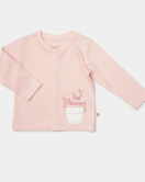 Bibaby Biorganic The Flowers Pijama Takımı 59764 Ekru Pembe