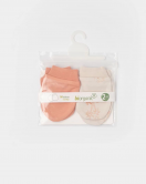 Bibaby Biorganic Hello Safari 2'Li Bebek Eldiven 72224 Ekru Kiremit