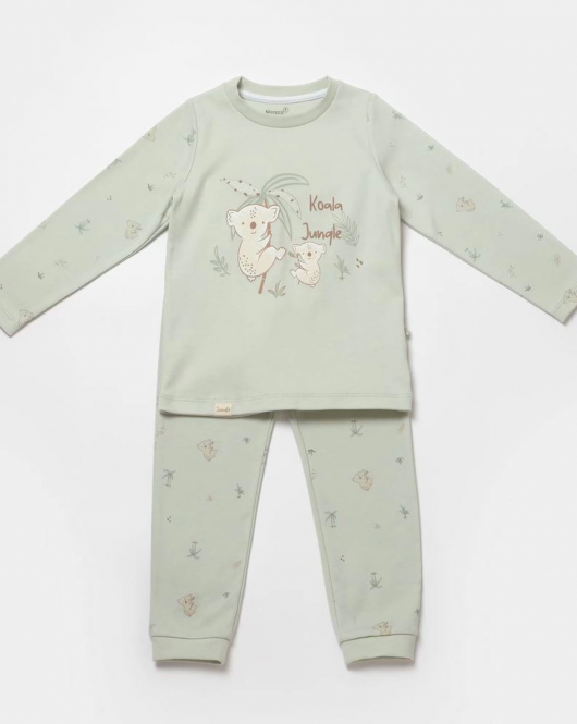 Bibaby Biorganic Koala Jumper Pijama Takım 59778 Mint