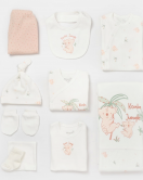 Bibaby Biorganic Koala Jungle 10'lu Hastane Çıkış Seti 63226 Pembe