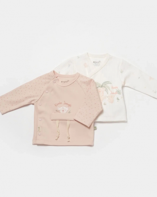 Bibaby Biorganic Koala Jungle 2'Li Zıbın 73316 Pembe