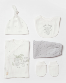 Bibaby Biorganic Koala Jungle 5'Li Hastane Çıkış Seti 62325 Gri
