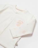 Bibaby Biorganic Koala Jungle Bebek Pijama Takımı 59777 Pembe