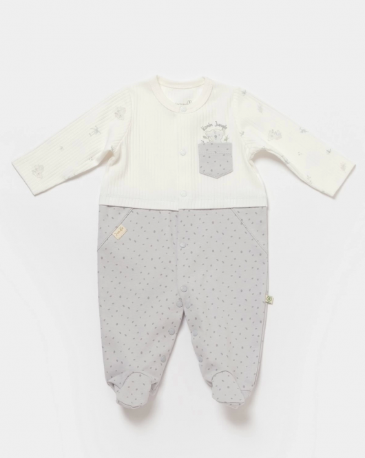 Bibaby Biorganic Koala Jungle Bebek Tulum 60733 Gri