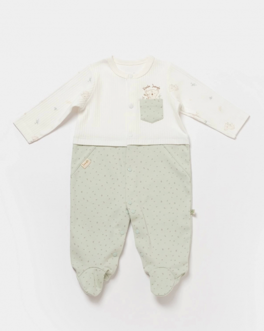 Bibaby Biorganic Koala Jungle Bebek Tulum 60733 Mint