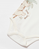Bibaby Biorganic Koala Jungle Kısa Kol Bebek Body 56968 Mint