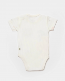 Bibaby Biorganic Koala Jungle Kısa Kol Bebek Body 56968 Pembe