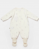 Bibaby Biorganic Koala Jungle Patikli Bebek Tulum 60734 Gri
