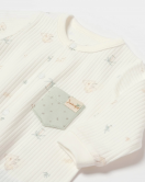 Bibaby Biorganic Koala Jungle Patikli Bebek Tulum 60734 Mint