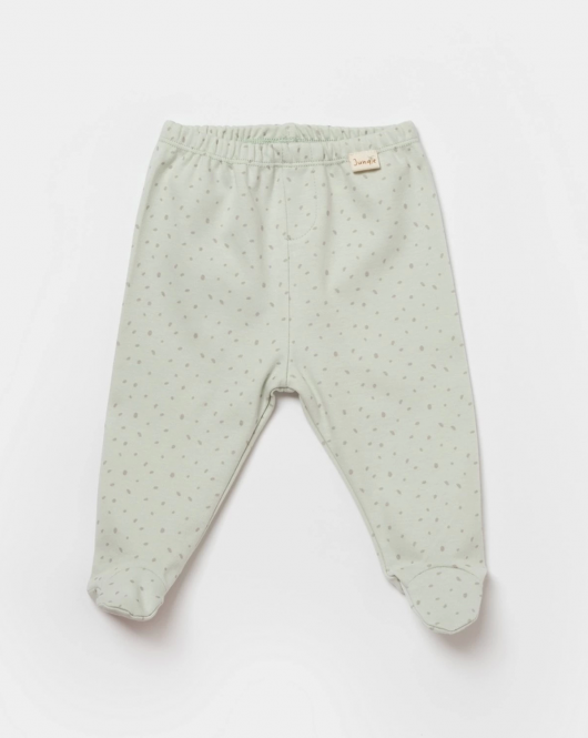 Bibaby Biorganic Koala Jungle Patikli Pantolon 57888 Mint