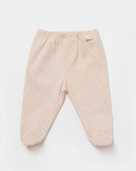 Bibaby Biorganic Koala Jungle Patikli Pantolon 57888 Pembe