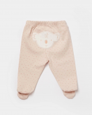 Bibaby Biorganic Koala Jungle Patikli Pantolon 57888 Pembe