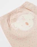 Bibaby Biorganic Koala Jungle Patikli Pantolon 57888 Pembe