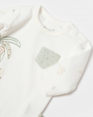 Bibaby Biorganic Koala Jungle Uzun Kol Bebek Body 56969 Mint