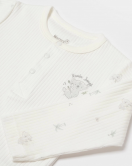 Bibaby Biorganic Koala Jungle Uzun Kol Bebek Body 56973 Gri