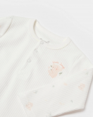 Bibaby Biorganic Koala Jungle Uzun Kol Bebek Body 56973 Pembe