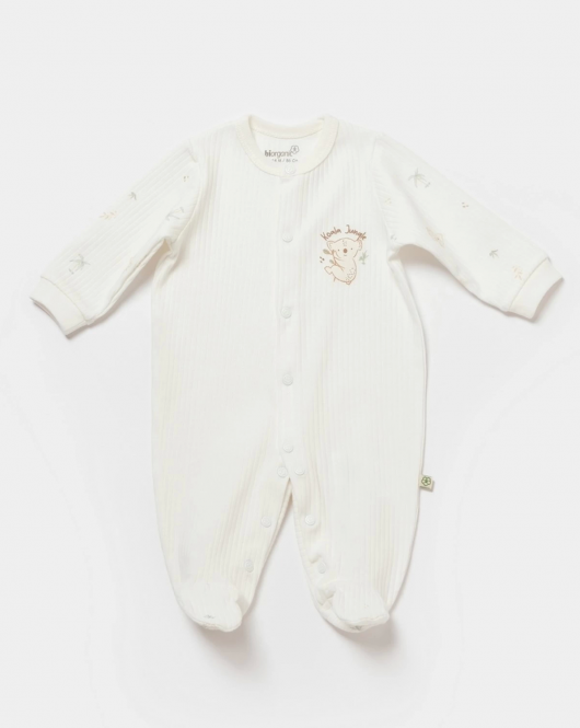 Bibaby Biorganic Koala Jungle Yenidoğan Bebek Tulum 60732 Mint